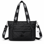 Bolsa Tote Grande Multifuncional con Correa Ajustable - color Negro