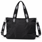 Bolsa Tote Grande Multifuncional con Correa Ajustable - color Negro