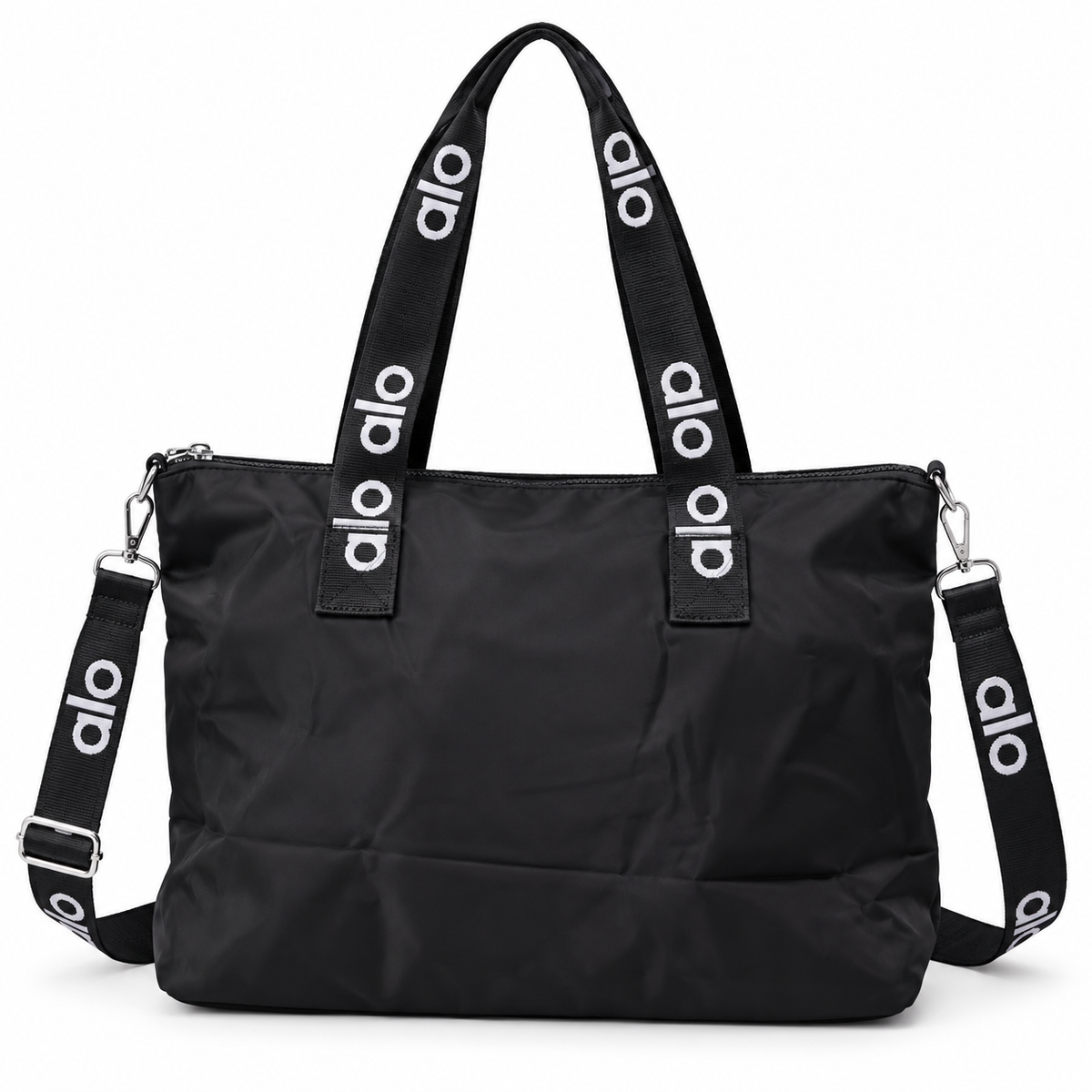 Bolsa Tote Grande Multifuncional con Correa Ajustable - color Negro