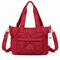 Bolsa Tote Grande Multifuncional con Correa Ajustable - color Rojo