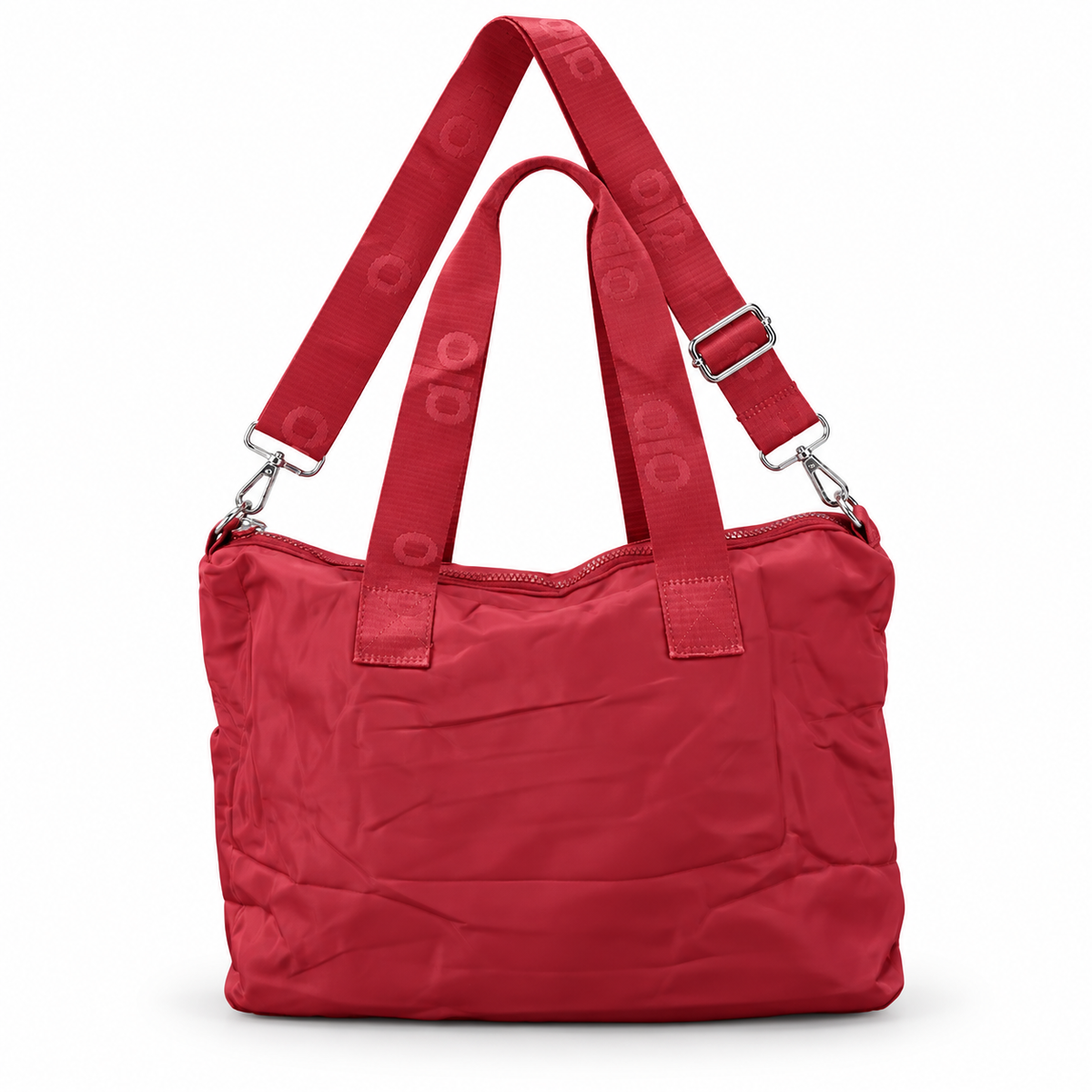 Bolsa Tote Grande Multifuncional con Correa Ajustable - color Rojo