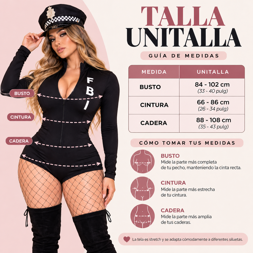 Disfraz de Villana Fashion para Mujer – Vestido Blanco y Negro con Falda de Tul y Accesorios