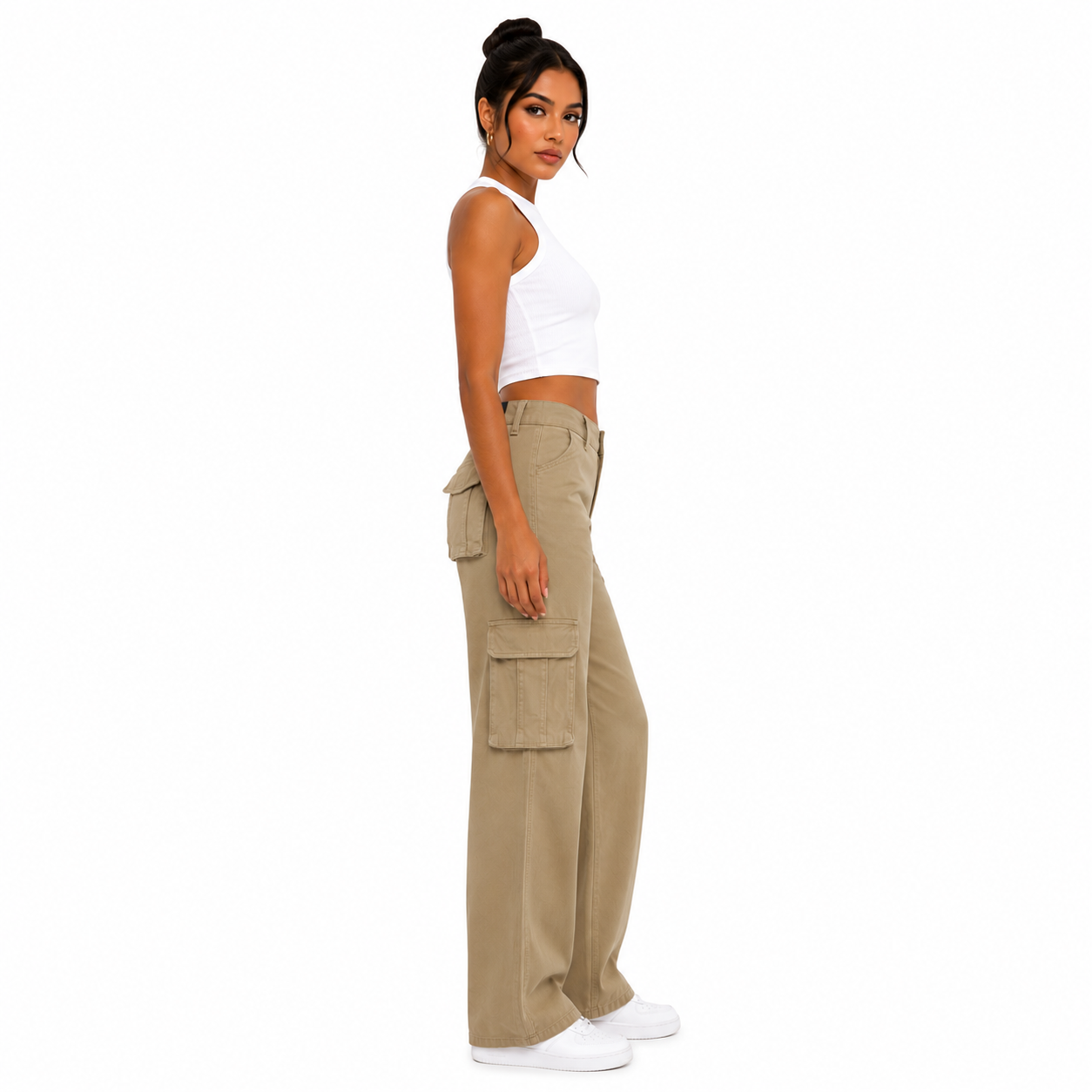 Pantalón Cargo Gabardina Premium