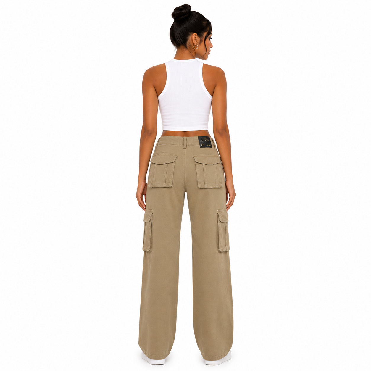 Pantalón Cargo Gabardina Premium