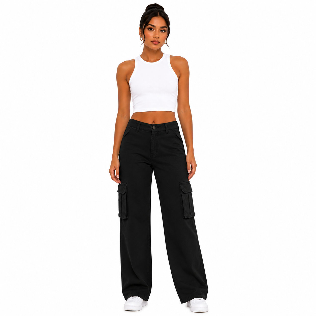 Pantalón Cargo Gabardina Premium