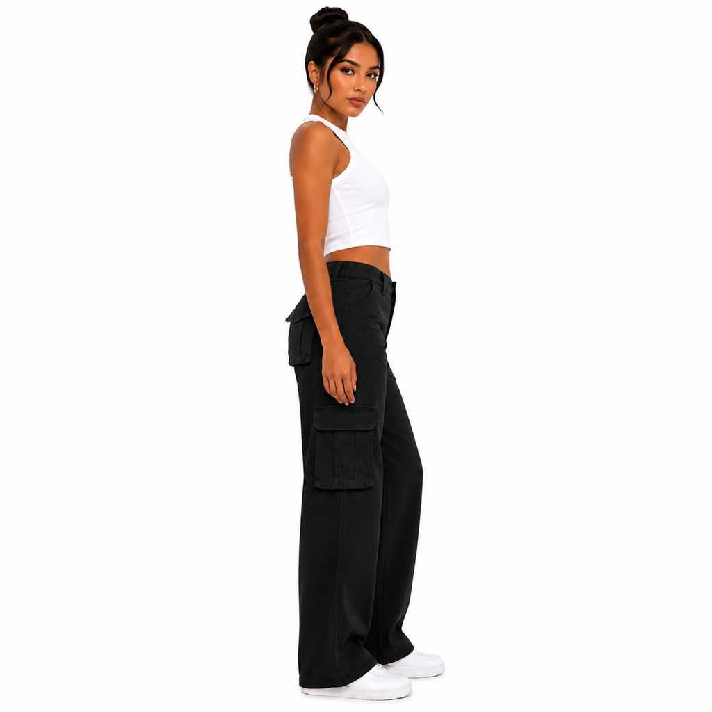 Pantalón Cargo Gabardina Premium