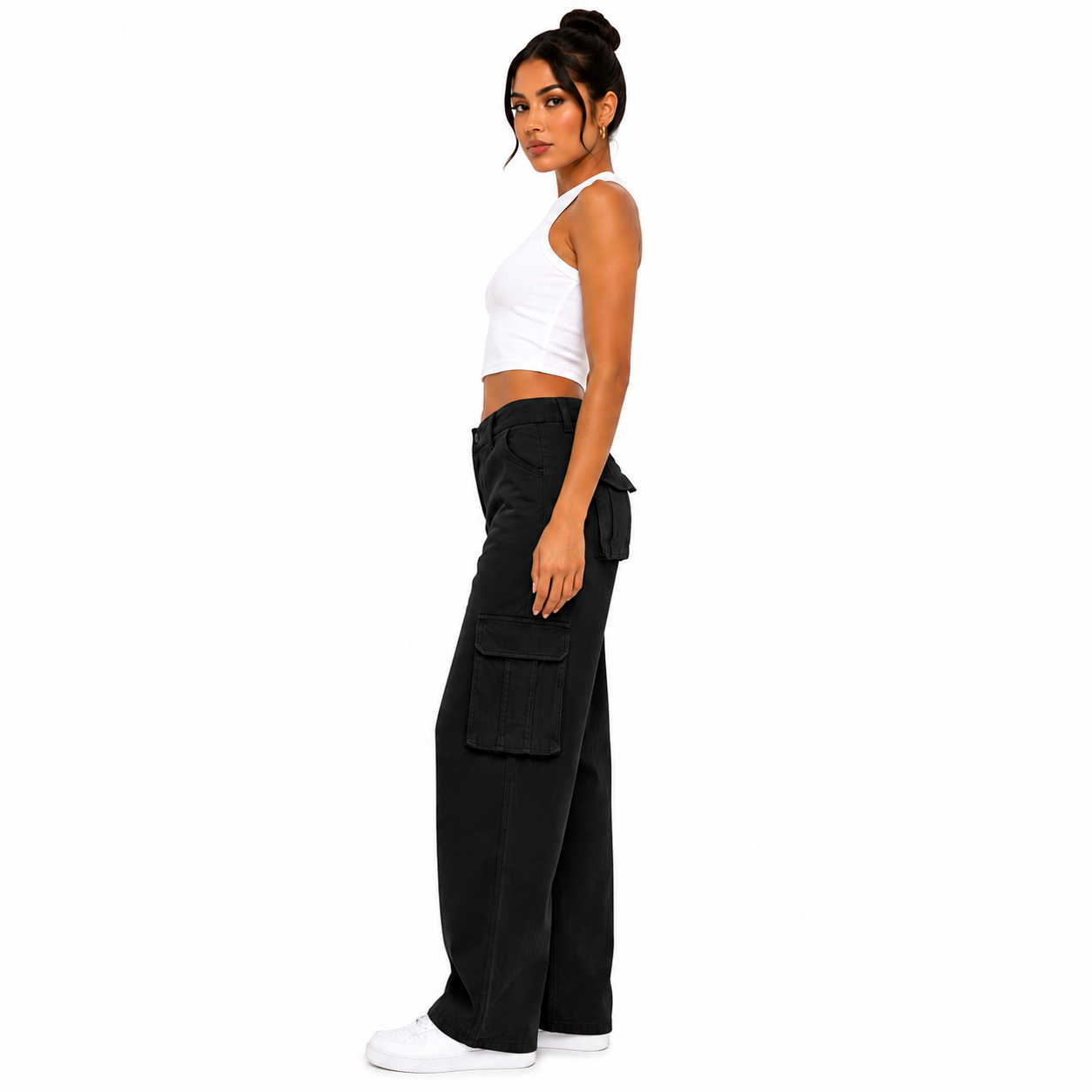 Pantalón Cargo Gabardina Premium