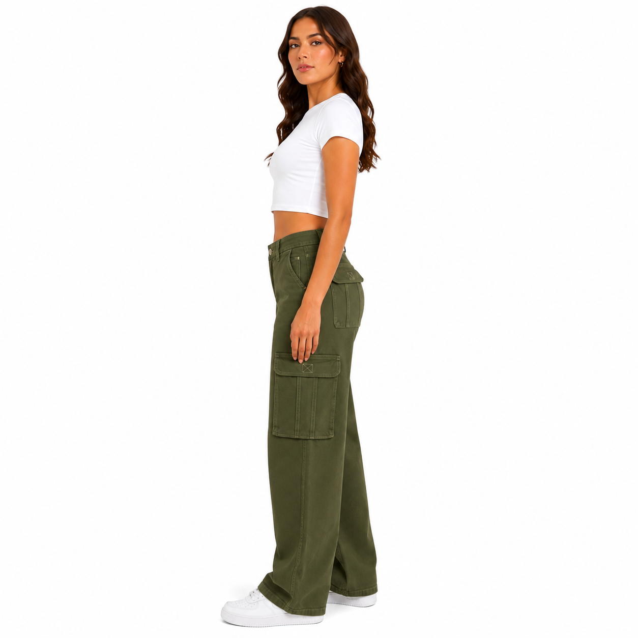 Pantalón Cargo Gabardina Premium