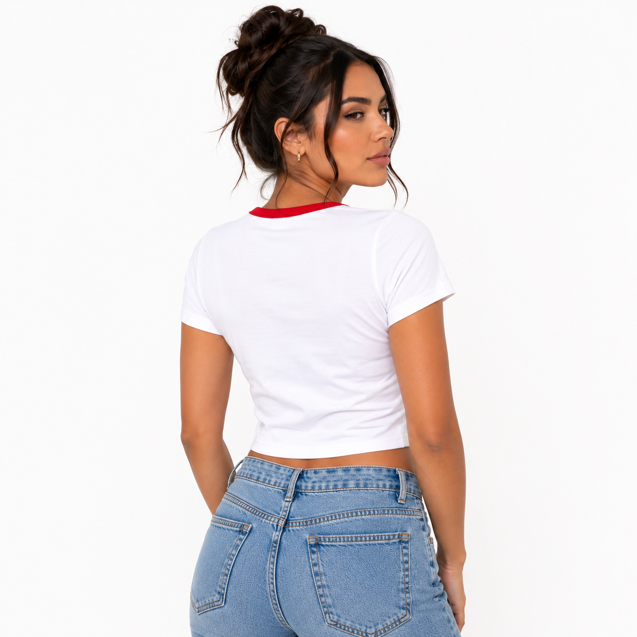 Playera Selección Mexicana Crop Top Stretch - Unitalla