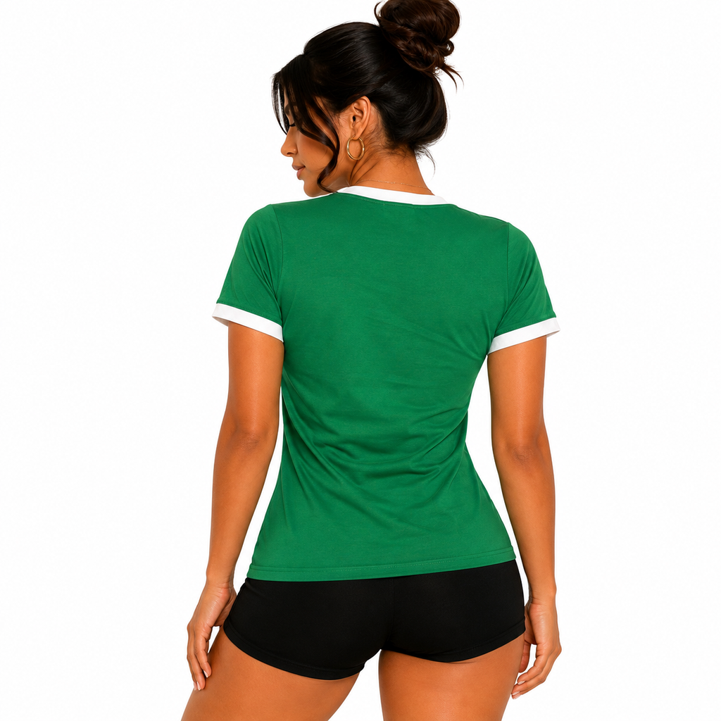 Playera de México con cristal en unitalla Disponible en color Verde