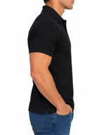 Playera polo para caballero confeccionada en algodón suave y confortable