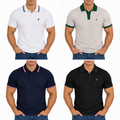 Playera polo para caballero confeccionada en algodón suave y confortable