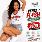 Playera Selección Mexicana Crop Top Stretch - Unitalla